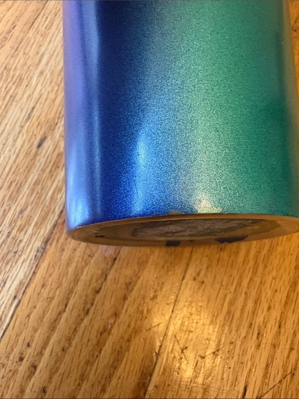 Starbucks Teal Green Ombre Stainless Tumbler with Teal Straw